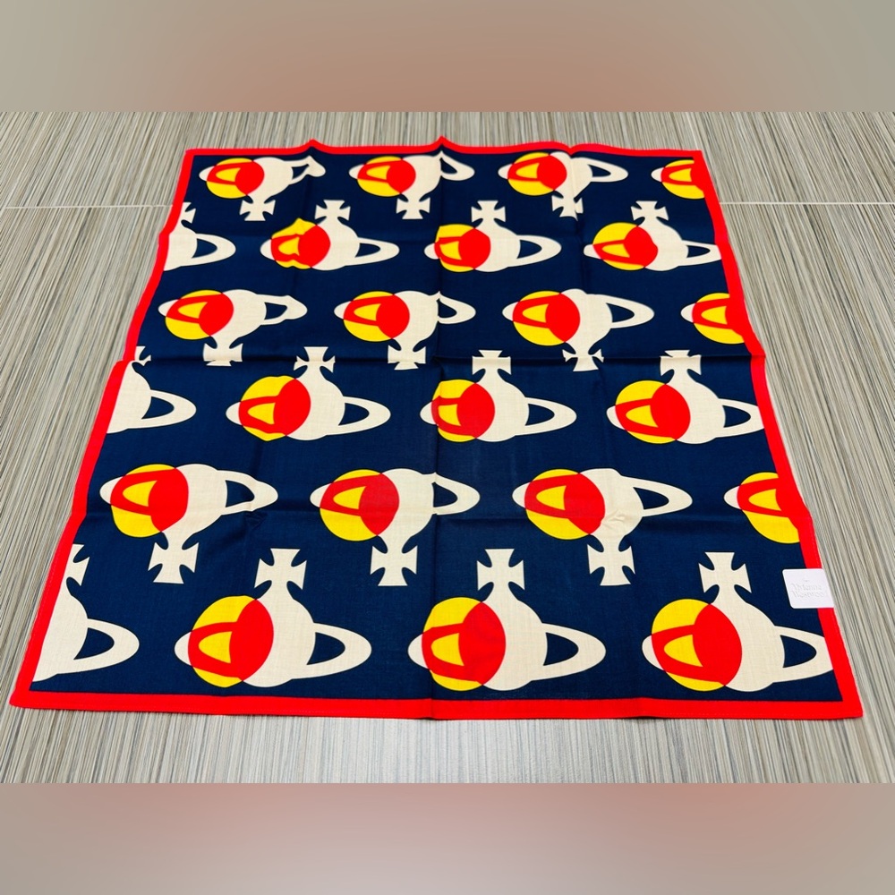 Vivienne Westwood scarf handkerchief bandana multi-purpose Japan Exclusive - Picture 4 of 6